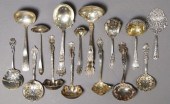 (15) STERLING FLATWARE, LADLES