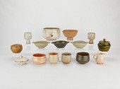 15 STUDIO POTTERY CERAMIC VESS