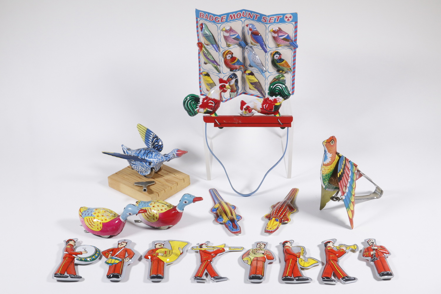 (15) TIN LITHO TOYS Including: