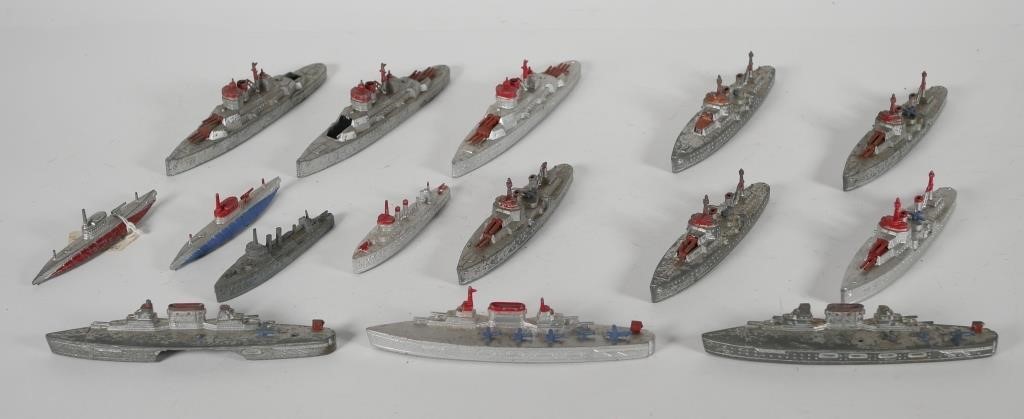 15 TOOTSIETOY MILITARY SHIPSLot