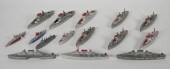 15 TOOTSIETOY MILITARY SHIPSLo