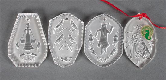 15 Waterford partially frosted