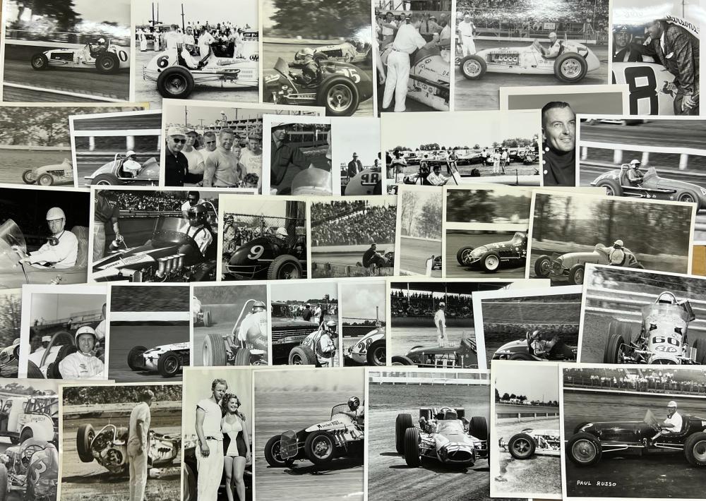 150 8 X 10 GLOSSY RACING PHOTOS