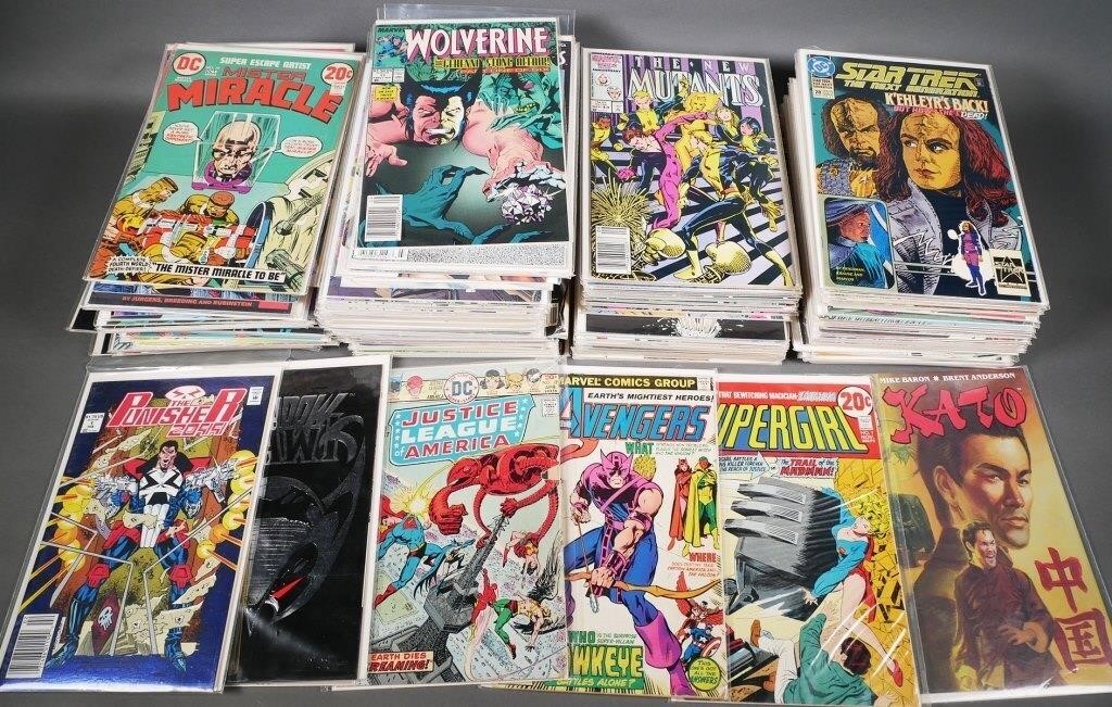 150 COMIC BOOKS, MARVEL DC
