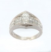 1.50 CTW DIAMOND & PLATINUM RI