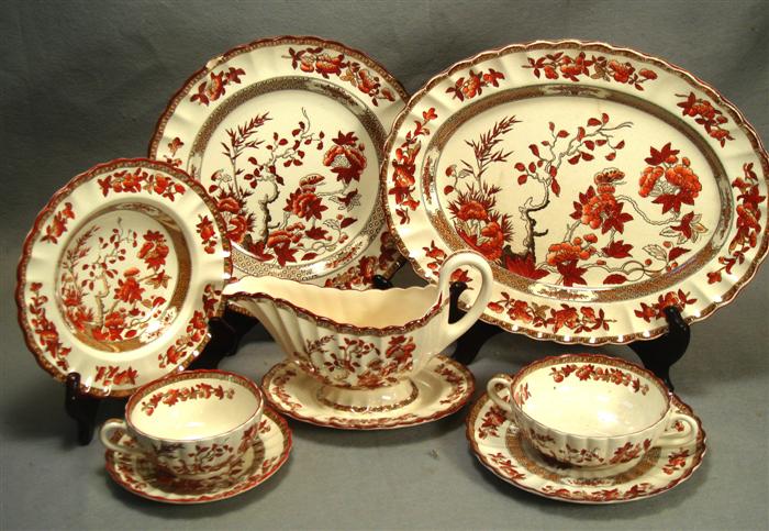 150 pcs Copeland Spode India Tree