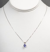 1.50CT. OVAL TANZANITE SILVER