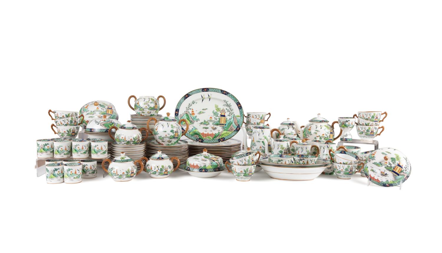 152PC CROWN STAFFORDSHIRE FOR