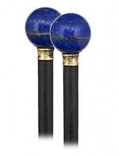 153. LAPIS LAZULI DRESS CANE -