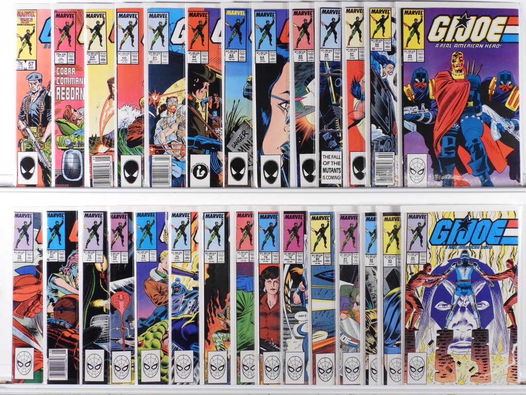 153PC MARVEL COMICS GI JOE ARAH