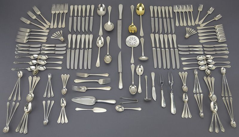 156 Pc. Tiffany and Co. Flemish