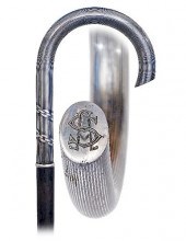 157. TULA SILVER DRESS CANE -C