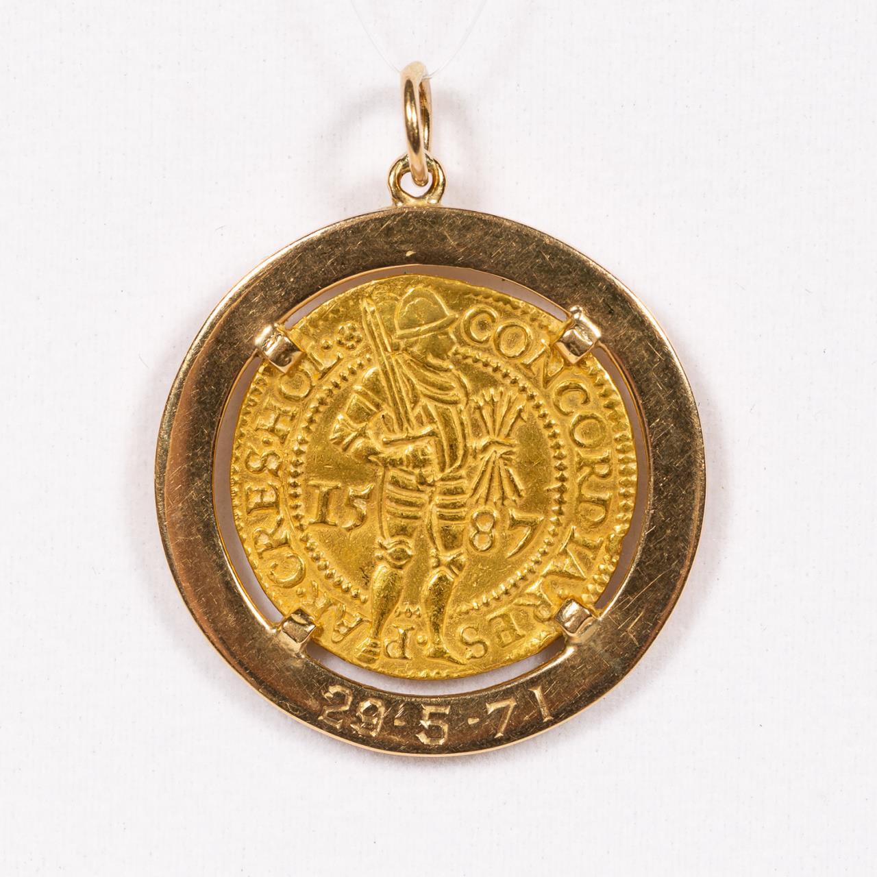 1587 DUTCH COIN IN 14K YELLOW