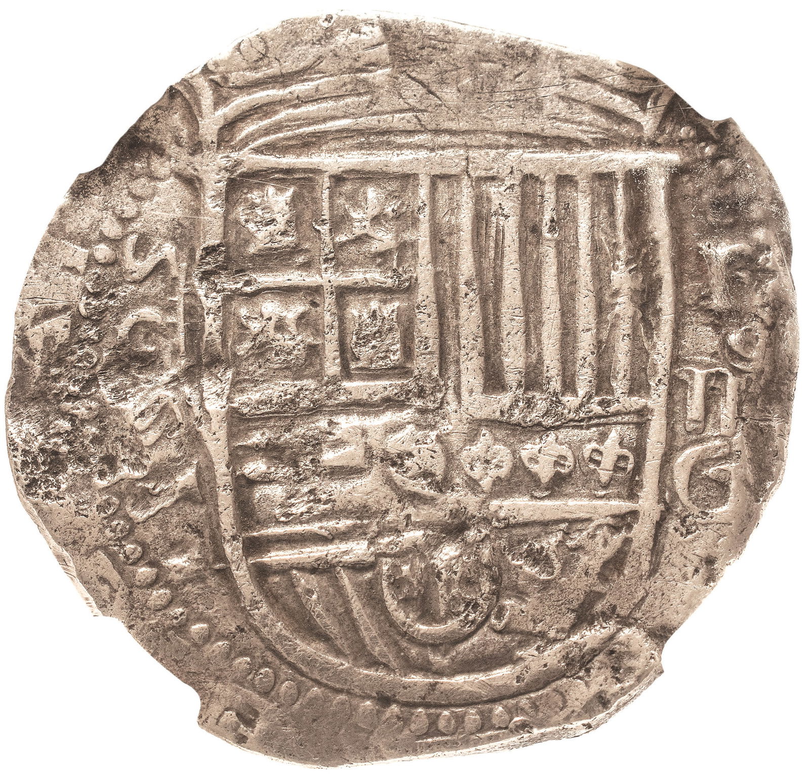 1595G F SPAIN 4 REALES COB, GRANADA