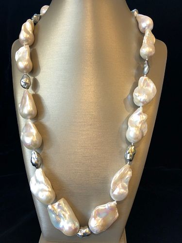 15MM-17MM CULTURED WHITE BAROQUE