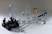 15PC COLLECTION OF CRYSTAL & G