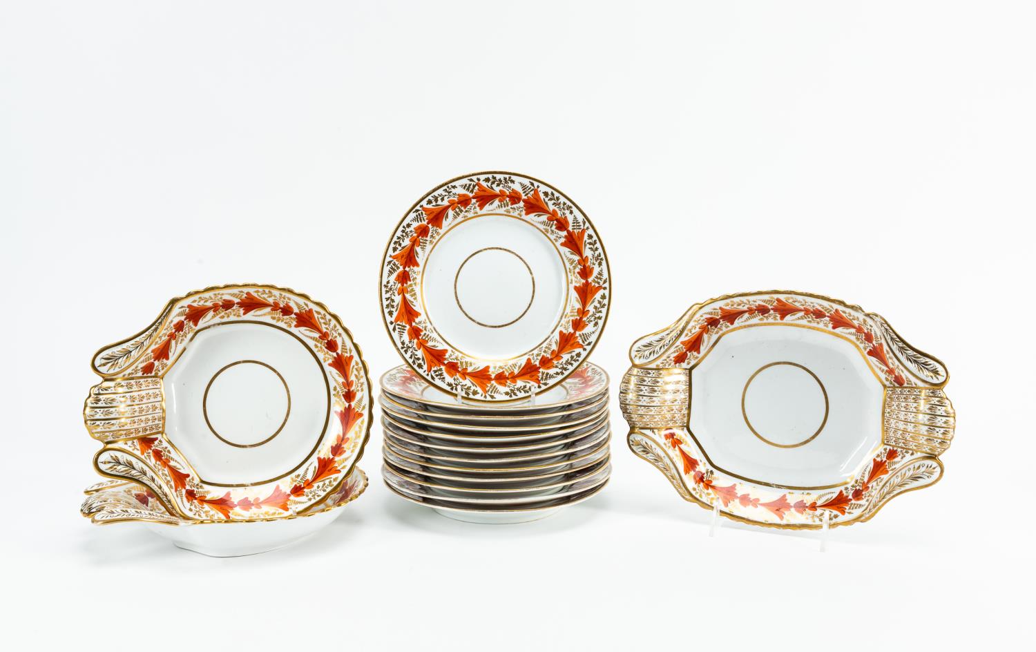 15PC ENGLISH PORCELAIN SWEET