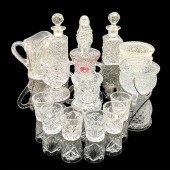 15PC GROUPING OF CLEAR PATTERN