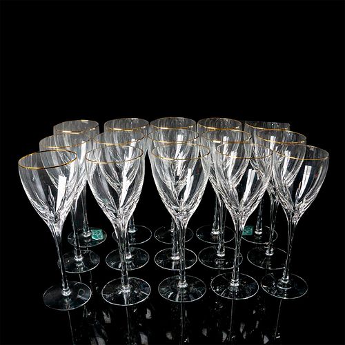 15PC LENOX CRYSTAL GLASSES,