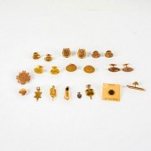 15PC VINTAGE GOLD FILLED AND P