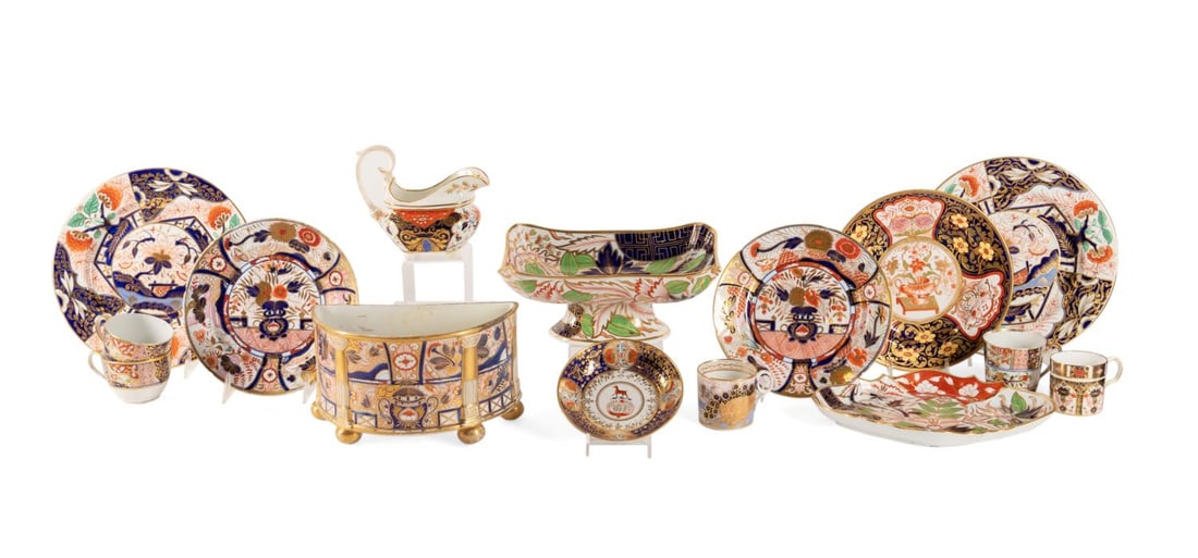15PCS ASSEMBLED ENGLISH IMARI