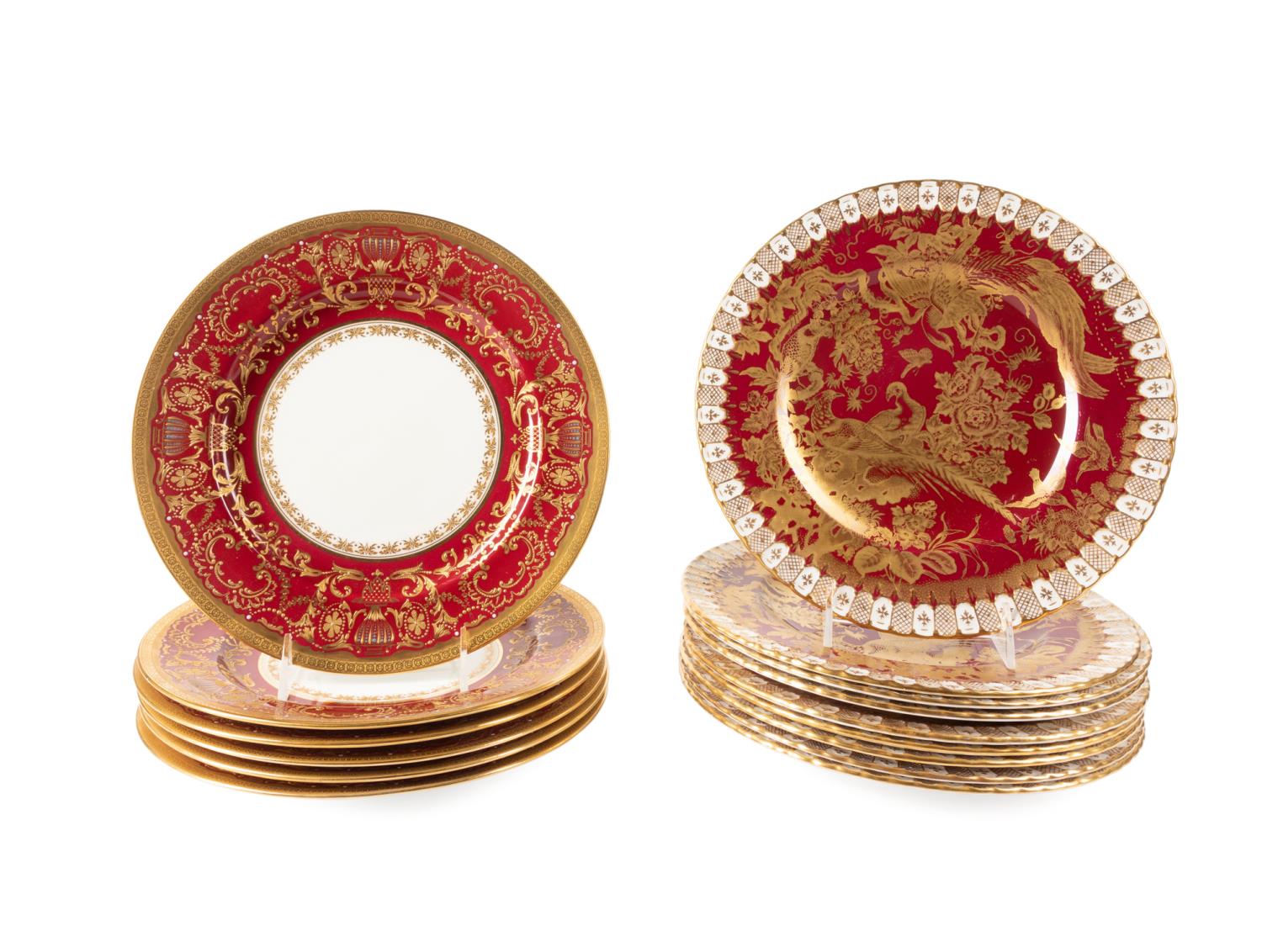 15PCS ROYAL CROWN DERBY & ROYAL