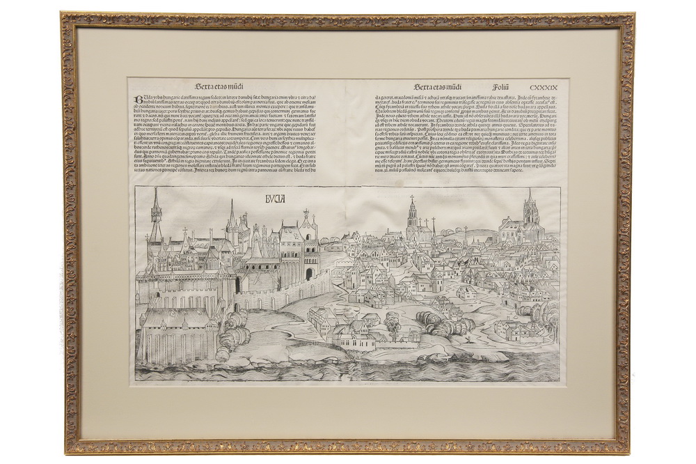 15TH C BOOK SHEET (WOODBLOCK) -