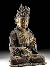 15TH C. CHINESE MING BRONZE SI