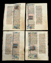 15TH C. EUROPEAN ILLUMINATED M