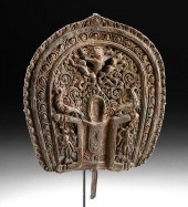 15TH C. TIBETAN COPPER MANDORL