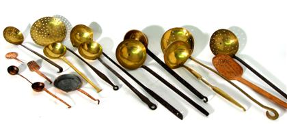 16 assorted cooking utensils   