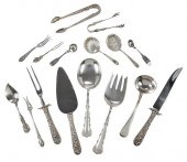 16 ASSORTED STERLING TABLE ITE