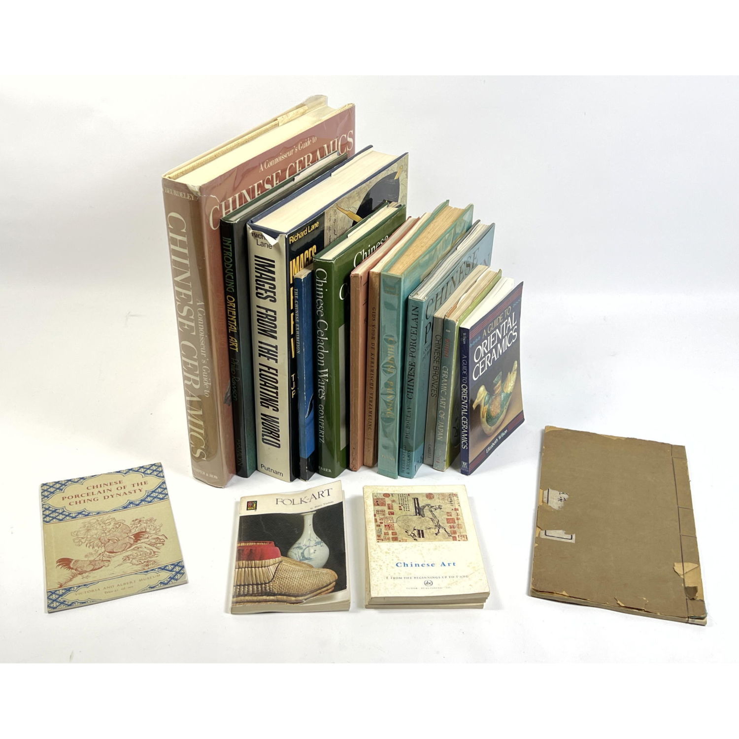 16 books on Chinese Porcelains.