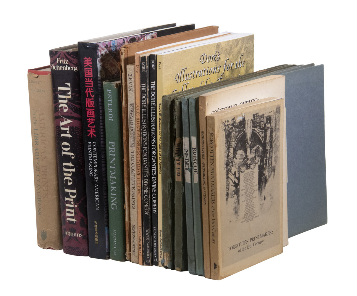 (16) BOOKS ON PRINTMAKING AND