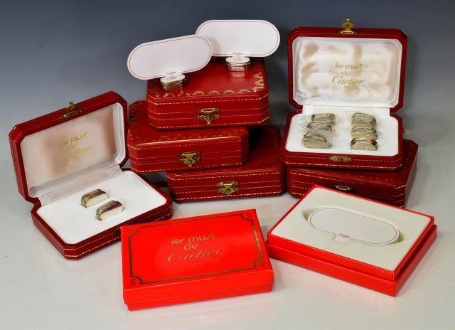 (16) CARTIER STERLING SILVER