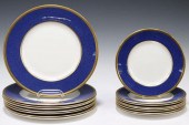 (16) COALPORT 'ATHLONE BLUE' D