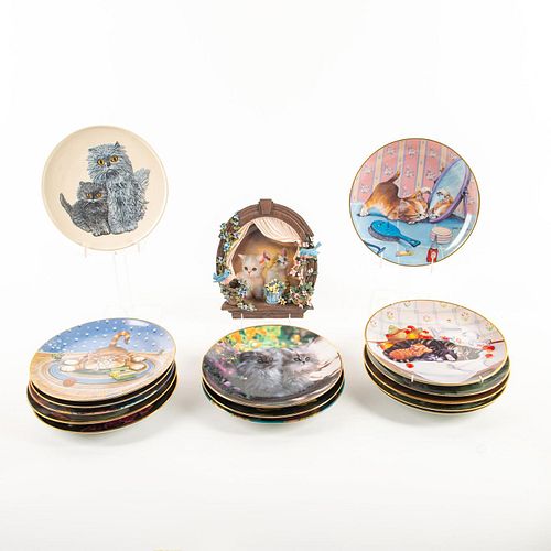 16 COLLECTIBLE CERAMIC PLATES,