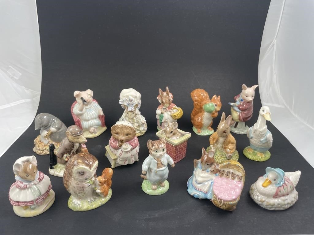 16 FIGURINES ROYAL ALBERT, ROYAL