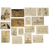(16) JAPANESE WOODBLOCK PRINTS