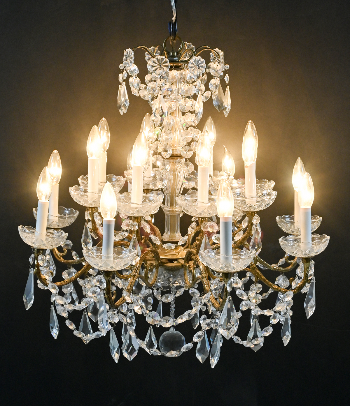 16 LIGHT CRYSTAL & BRONZE