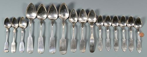 16 NASHVILLE COIN SILVER SPOONS16