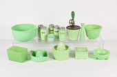 16 PC. URANIUM/VASELINE GLASS