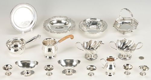 16 PCS. AMERICAN & ENGLISH STERLING
