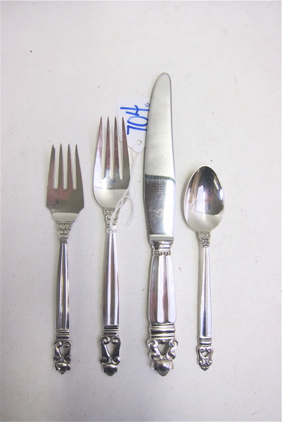 16 PIECE GEORG JENSEN STERLING