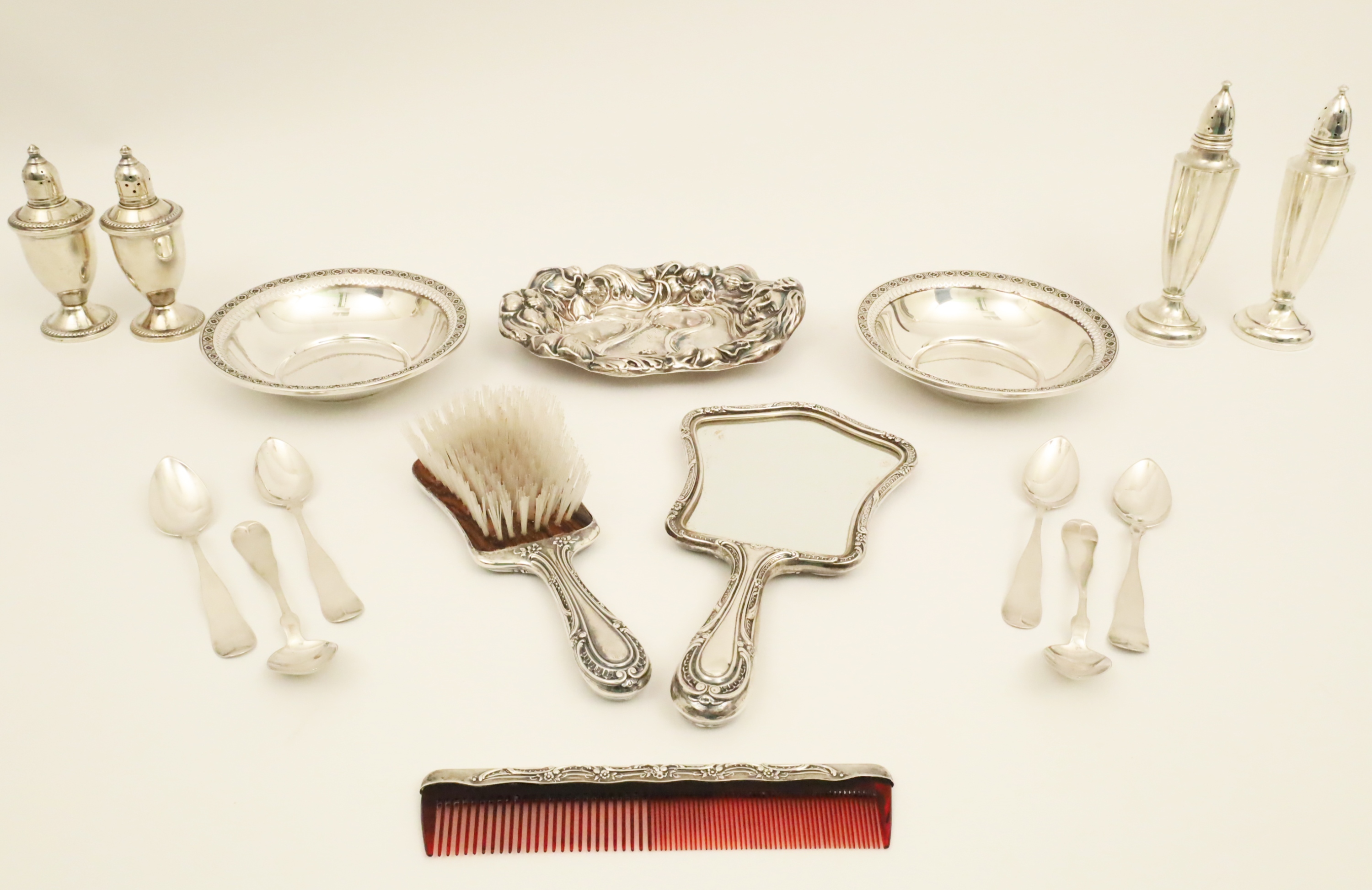 16 PIECE LOT OF STERLING SILVER