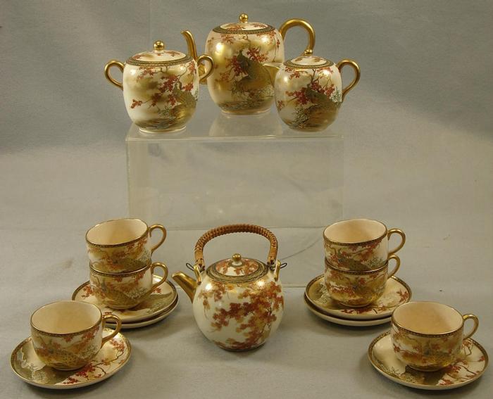 16 piece Satsuma teaset, c/o 2