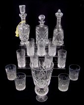 16 PIECE WATERFORD CRYSTAL: To