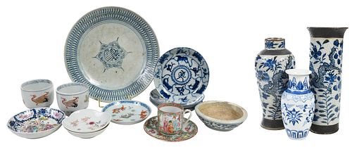 16 PIECES OF CHINESE AND JAPANESE