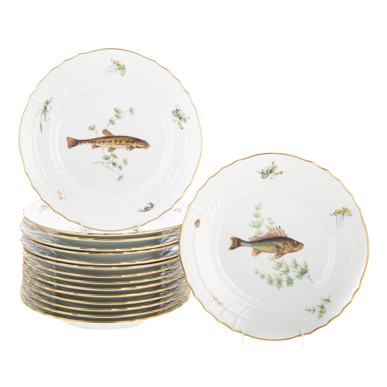 16 RICHARD GINORI FISH PLATES