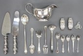 (16) STERLING SILVER TABLEWARE